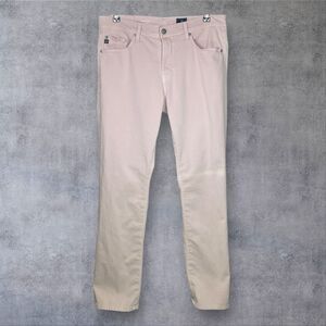 AG Adriano Goldschmied Everett Pants Mens 32x32 Pink SUD Sueded Preppy USA NEW
